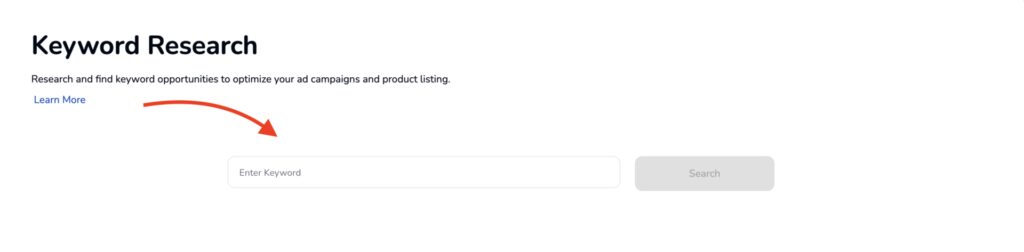 SellerApp Keyword Research