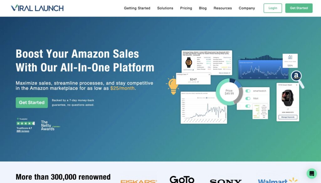 Viral Launch website