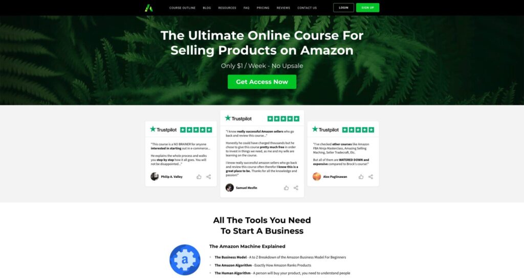 O site do último curso da Amazónia